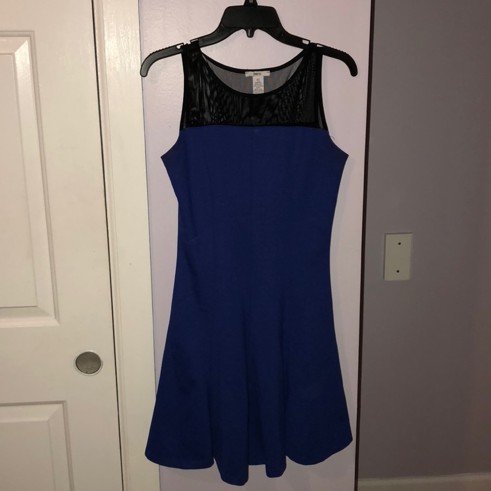 Bar III blue dress